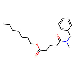 Glutaric acid, monoamide, N-methyl-N-benzyl-, heptyl ester