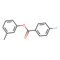 4-Fluorobenzoic acid, 3-methylphenyl ester