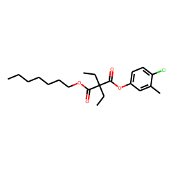 Diethylmalonic acid, 4-chloro-3-methylphenyl heptyl ester
