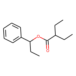 2-Ethylbutyric acid, 1-phenylpropyl ester
