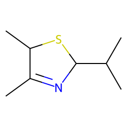 4,5-dimethyl-2-isopropyl-3-thiazoline, trans