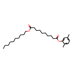Sebacic acid, 2,5-dimethylphenyl decyl ester