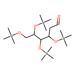 2-Deoxy-D-galactose, aldol, TMS