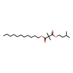 Dimethylmalonic acid, 3-methylbutyl undecyl ester