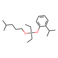 Silane, diethylisohexyloxy(2-isopropylphenoxy)-