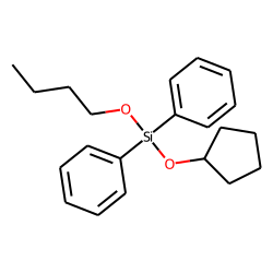 Silane, diphenylbutoxycyclopentyloxy-