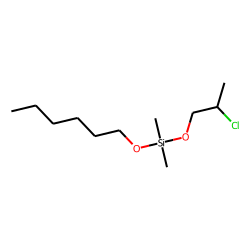 Silane, dimethyl(2-chloropropoxy)hexyloxy-