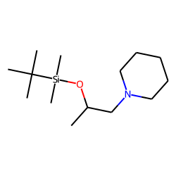 1-Piperidin-1-ylpropan-2-ol, tert-butyldimethylsilyl ether
