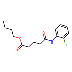Glutaric acid, monoamide, N-(2-chlorophenyl)-, butyl ester