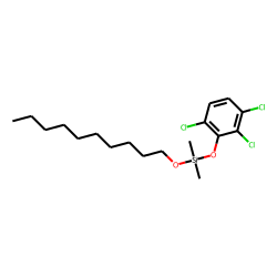 Silane, dimethyl(2,3,6-trichlorophenoxy)decyloxy-
