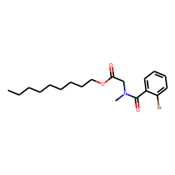 Sarcosine, N-(2-bromobenzoyl)-, nonyl ester