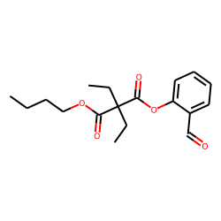 Diethylmalonic acid, butyl 2-formylphenyl ester