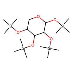 D-Arabinopyranose, tetrakis(trimethylsilyl) ether (isomer 2)