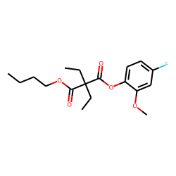 Diethylmalonic acid, butyl 4-fluoro-2-methoxyphenyl ester
