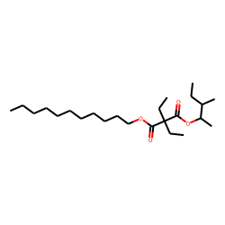 Diethylmalonic acid, 3-methylpent-2-yl undecyl ester