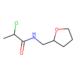 Propanamide, N-tetrahydrofurfuryl-2-chloro-