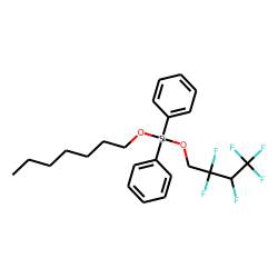 Silane, diphenylheptyloxy(2,2,3,4,4,4-hexafluorobutoxy)-