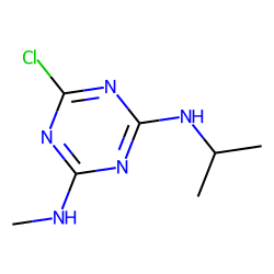 s-Triazine, 2-chloro-4-(isopropylamino)-6-(methylamino)-