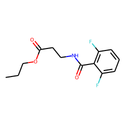«beta»-Alanine, N-(2,6-difluorobenzoyl)-, propyl ester