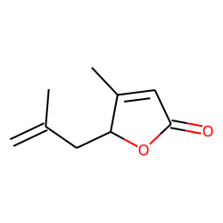 2(5H)-Furanone, 4-methyl-5-(2-methyl-2-propenyl)-