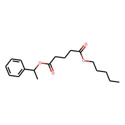 Glutaric acid, pentyl 1-phenylethyl ester