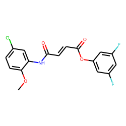 Fumaric acid, monoamide, N-(5-chloro-2-methoxyphenyl)-, 3,5-difluorophenyl ester