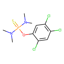 O-(2,4,5-trichlorophenyl) n,n,n',n'-tetramethyldiamidothiophosphate
