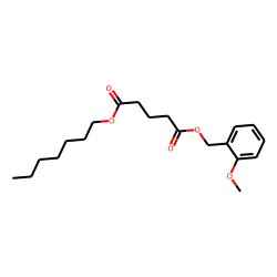 Glutaric acid, heptyl 2-methoxybenzyl ester