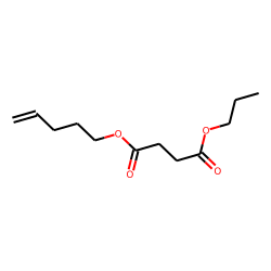 Succinic acid, pent-4-enyl propyl ester