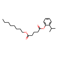 Glutaric acid, 2-isopropylphenyl octyl ester