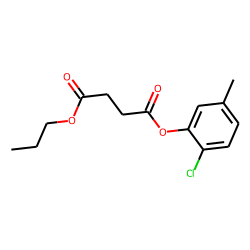Succinic acid, 2-chloro-5-methylphenyl propyl ester