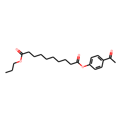 Sebacic acid, 4-acetylphenyl propyl ester
