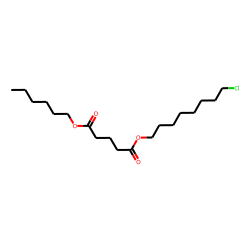 Glutaric acid, 8-chlorooctyl hexyl ester