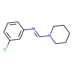 Methanimine, 1-(1-piperidinyl), N-(3-chlorophenyl)