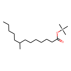 Tridecanoic acid, 8-methyl, trimethylsilyl ester