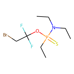 O-(2-Bromo-1,1-difluoroethyl)-N,N-diethylamidoethanethionophosphonate