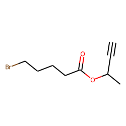 5-Bromovaleric acid, but-3-yn-2-yl ester