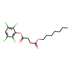 Succinic acid, heptyl 2,3,5,6-tetrachlorophenyl ester