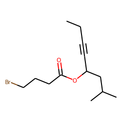 4-Bromobutanoic acid, 2-methyl-5-yn-4-yl ester