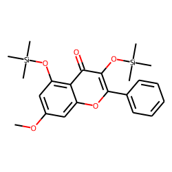 Flavone, 3,5-dihydroxy-7-methoxy, bis-TMS