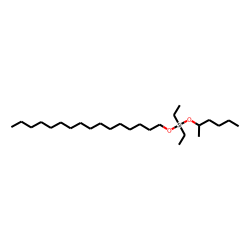 Silane, diethylhexadecyloxy(2-hexyloxy)-