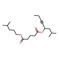 Glutaric acid, isohexyl 2-methyloct-5-yn-4-yl ester