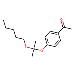 Silane, dimethyl(4-acetylphenoxy)pentyloxy-