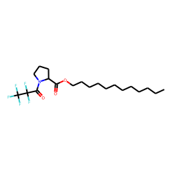 l-Proline, n-pentafluoropropionyl-, dodecyl ester
