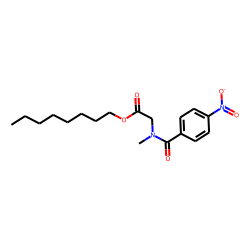 Sarcosine, N-(4-nitrobenzoyl)-, octyl ester