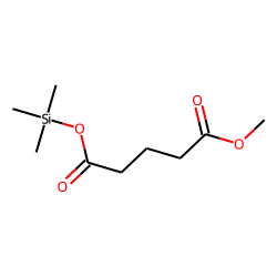 Glutaric acid, methyl trimethylsilyl ester