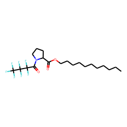 l-Proline, n-heptafluorobutyryl-, undecyl ester