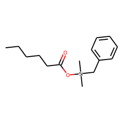 Hexanoic acid, benzyldimethylsilyl ester