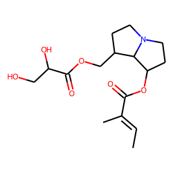 7-angeloyl-9-(2,3-dihydroxy propanoyl) retronecine