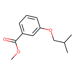 Benzoic acid, 3-(2-methylpropyl)oxy-, methyl ester